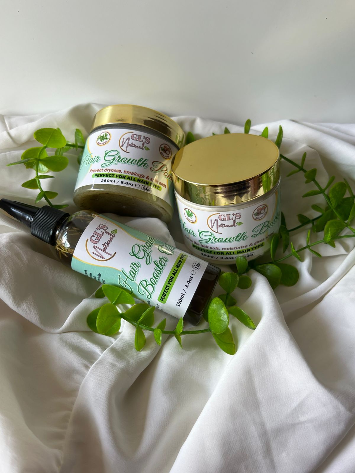 GL’s Natural – Hair Growth Collection | Routine complète pour la pousse des cheveux